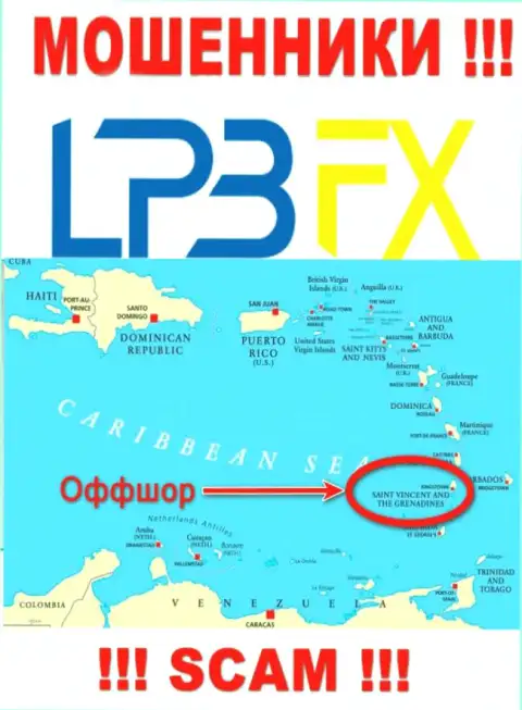 LPBFX беспрепятственно грабят, поскольку находятся на территории - Saint Vincent and the Grenadines