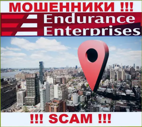 Обойдите десятой дорогой махинаторов Endurance Enterprises, которые тщательно скрыли адрес