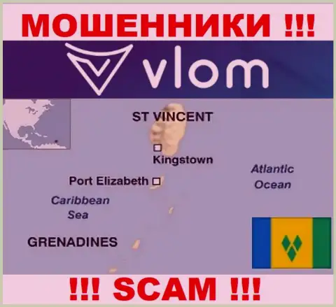 Vlom Ltd находятся на территории - Сент-Винсент и Гренадины, избегайте работы с ними