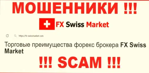 Направление деятельности FX-SwissMarket Com: Forex - отличный доход для internet мошенников