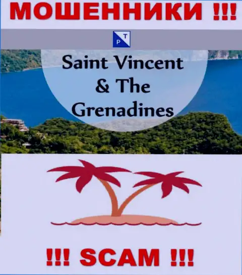 Оффшорные internet кидалы Плаза Трейд прячутся здесь - Сент-Винсент и Гренадины