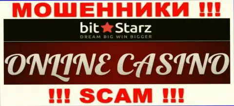 BitStarz Com - это интернет мошенники, их работа - Казино, нацелена на прикарманивание финансовых вложений наивных клиентов