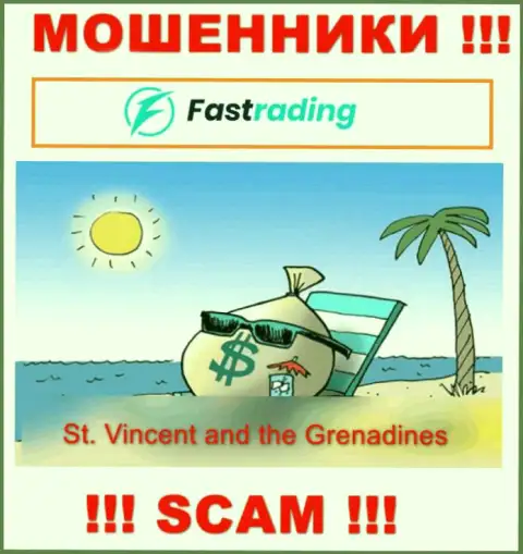 Оффшорные internet разводилы FasTrading Com прячутся вот тут - St. Vincent and the Grenadines