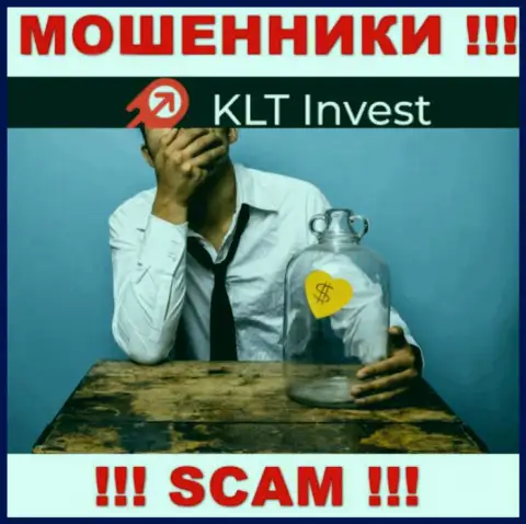 Помните, что совместная работа с конторой KLT Invest достаточно рискованная, оставят без денег и не успеете опомниться