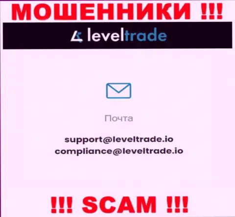Контактировать с конторой Level Tradeнельзя - не пишите к ним на адрес электронной почты !