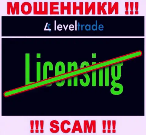 У Lollygag Partners LTD не имеется разрешения на ведение деятельности в виде лицензии - это ВОРЮГИ