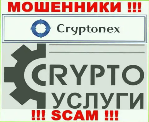 Работая с CryptoNex, область работы которых Криптовалютные услуги, рискуете лишиться денежных активов