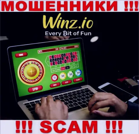 Сфера деятельности мошенников Winz Casino - это Казино, но знайте это надувательство !
