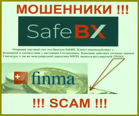 SafeBX Com и их регулятор: FINMA - это МОШЕННИКИ !