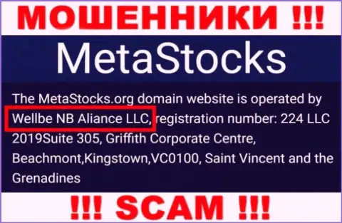 Юридическое лицо организации Meta Stocks - это Веллбе НБ Алиансе ЛЛК, инфа взята с официального веб-портала
