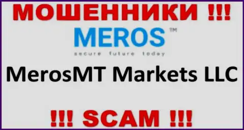 Компания, которая владеет мошенниками MerosMT Markets LLC - это МеросМТ Маркетс ЛЛК