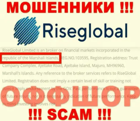 Будьте очень осторожны мошенники RiseGlobal расположились в оффшоре на территории - Маршалловы Острова