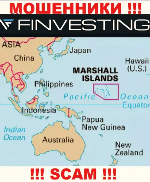 Marshall Islands это юридическое место регистрации конторы Finvestings Com
