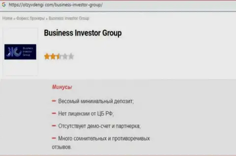 Контора Business Investor Group - это ЛОХОТРОНЩИКИ !!! Обзор с доказательствами разводилова
