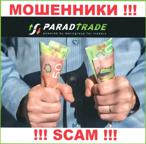 В брокерской компании Parad Trade разводят доверчивых игроков на покрытие выдуманных налоговых сборов