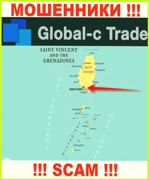 Будьте бдительны мошенники Global C Trade расположились в оффшоре на территории - Kingstown, St. Vincent and the Grenadines