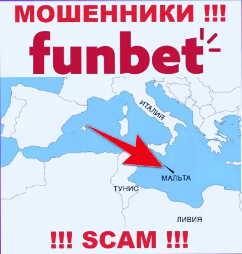 Организация Фан Бет - это интернет-мошенники, базируются на территории Мальта, а это офшор