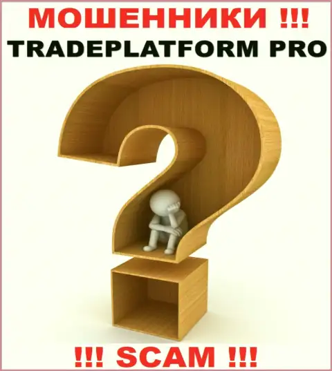 По какому именно адресу официально зарегистрирована организация TradePlatform Pro неизвестно - ЖУЛИКИ !