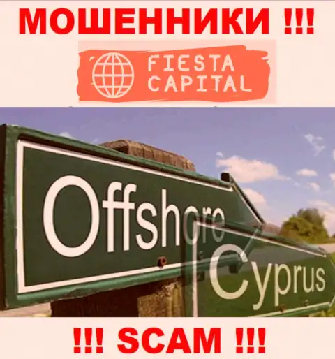 Офшорные интернет лохотронщики FiestaCapital Org скрываются здесь - Cyprus
