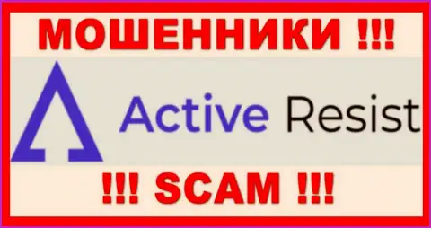 ActiveResist - это ОБМАНЩИК !!! SCAM !!!