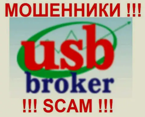 Лого мошеннической форекс брокерской компании Усб брокер