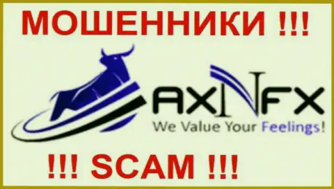 Лого жульнического брокера AXNFX Com