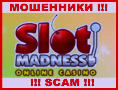 SlotMadness Com - это МОШЕННИКИ ! SCAM !!!